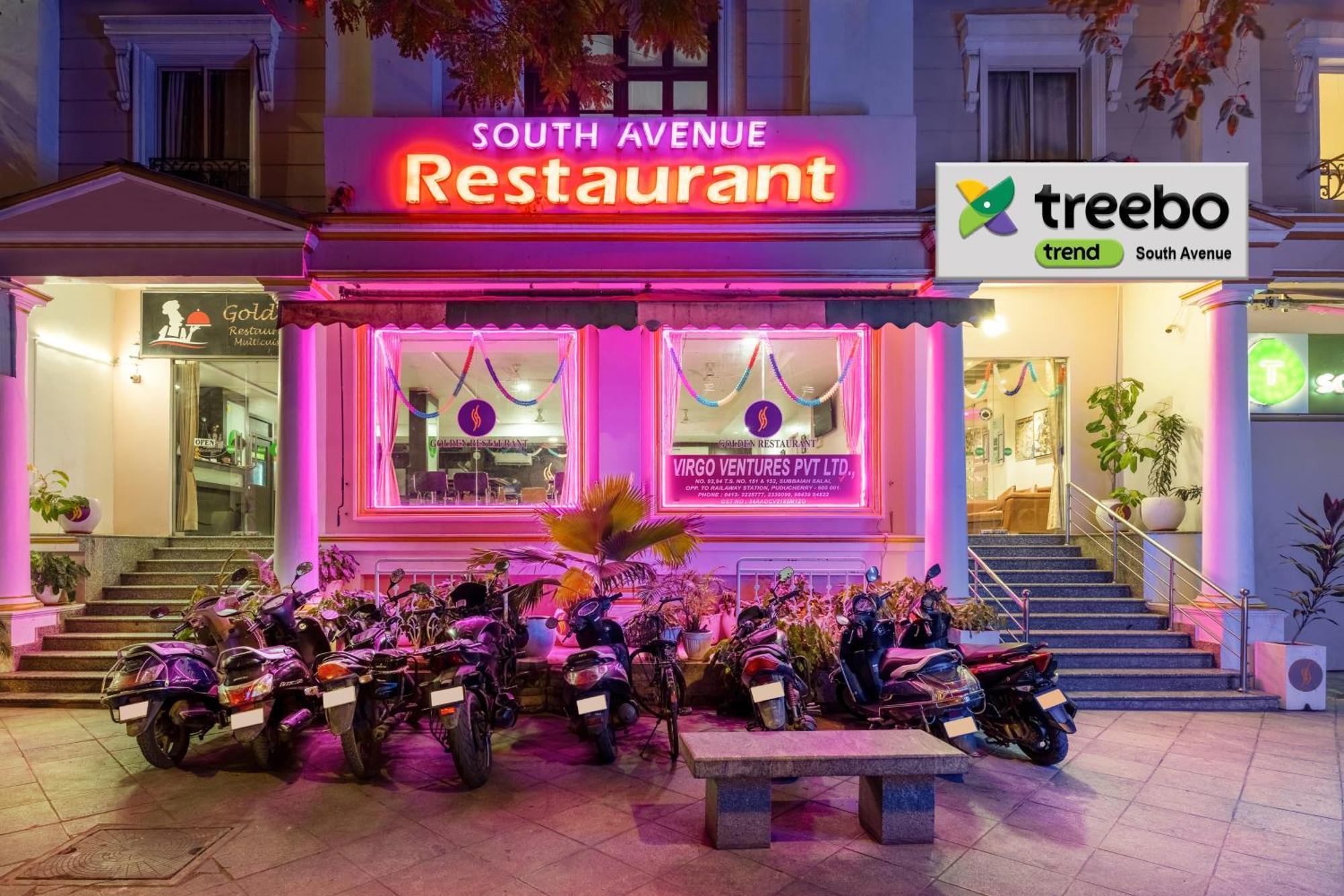 Treebo South Avenue, 700 Mts From Promenade Beach Pondicherry Luaran gambar
