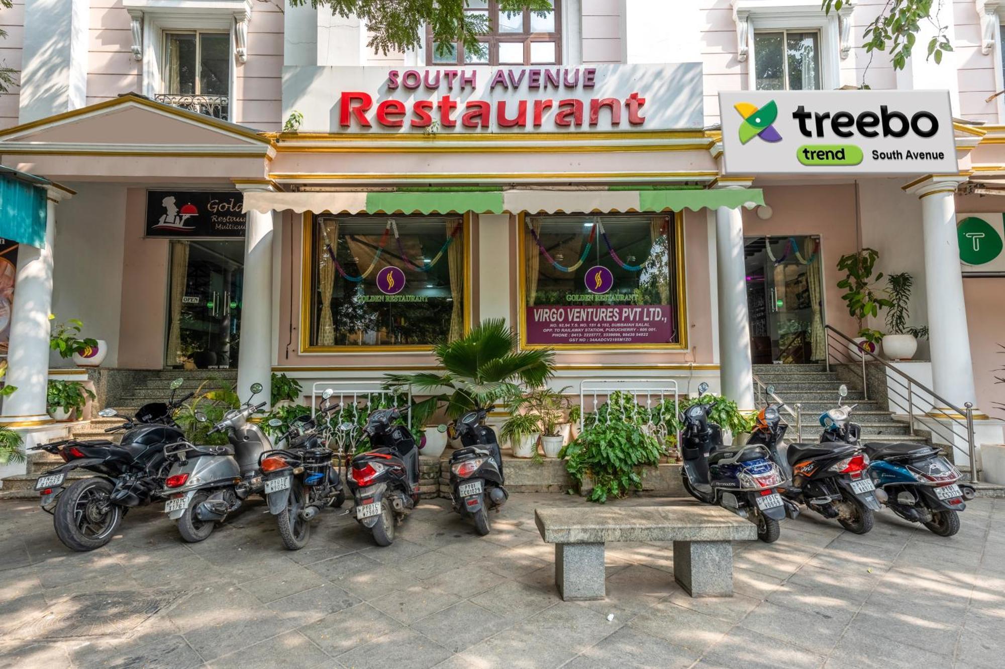 Treebo South Avenue, 700 Mts From Promenade Beach Pondicherry Luaran gambar