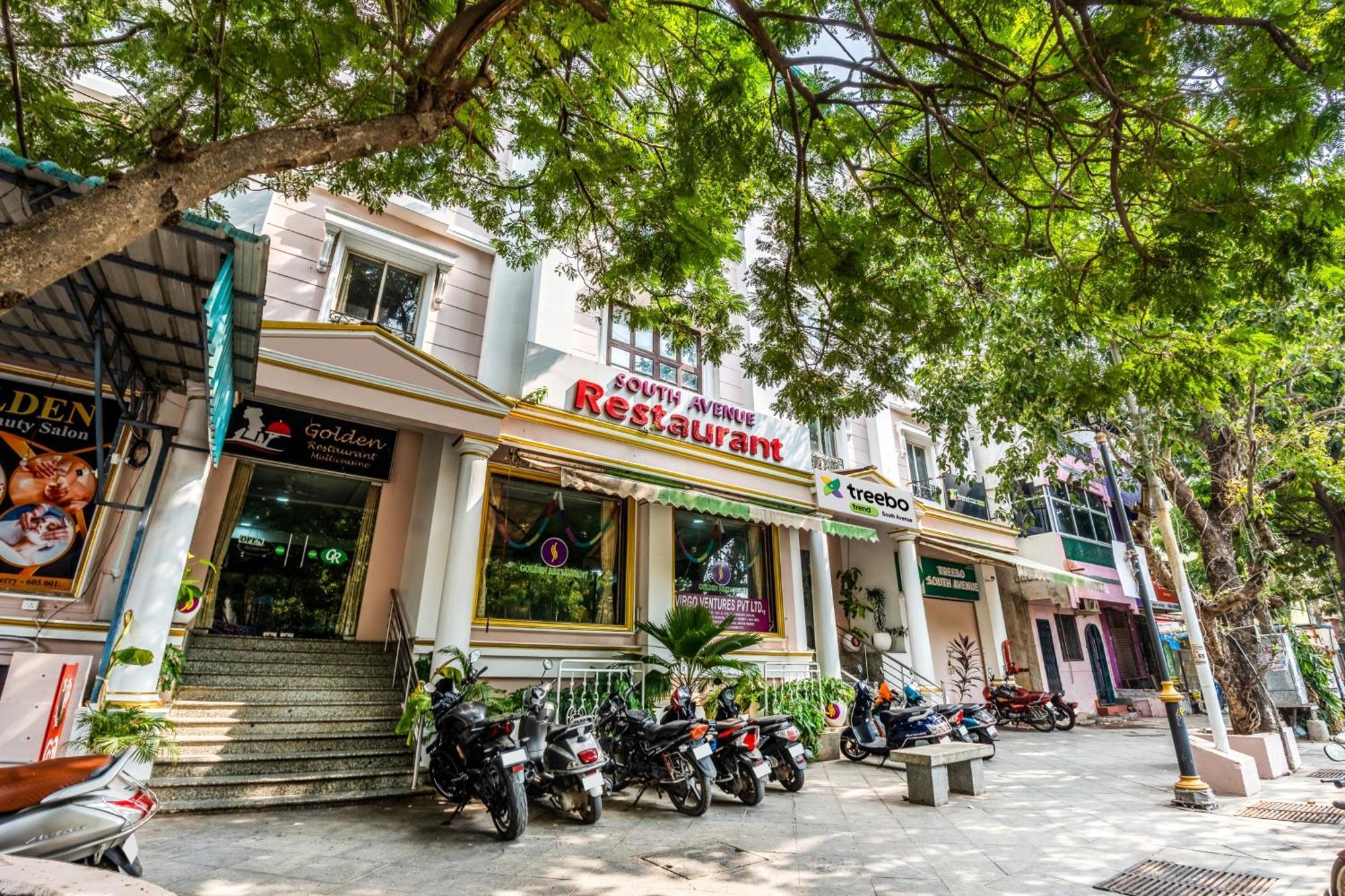 Treebo South Avenue, 700 Mts From Promenade Beach Pondicherry Luaran gambar